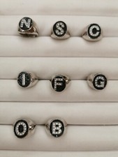 ANELLO INIZIALE IN ARGENTO E