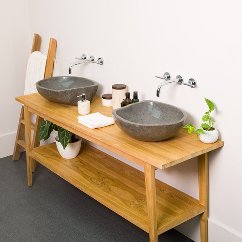 Lavabo doppio in pietra - lavabo, 40