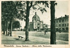 CARTOLINA - MIRANDOLA - PIAZZA