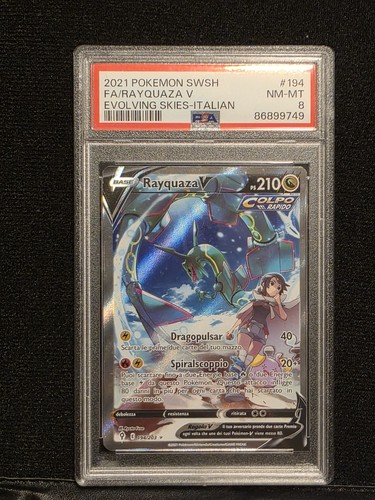Carta pokémon rayquaza - rayquaza, v