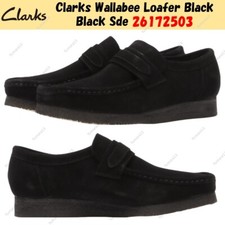 Mocassino Clarks Wallabee nero