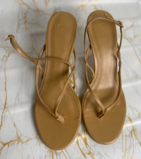 Sandali con tacco Mango Nude e