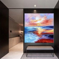 Grande dipinto ad olio grande