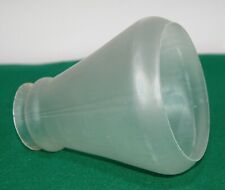 Antico ricambio in vetro (tulipe) bianco per applique-lampada-lampadari ('900)