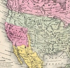 1846 STATI UNITI Mappa