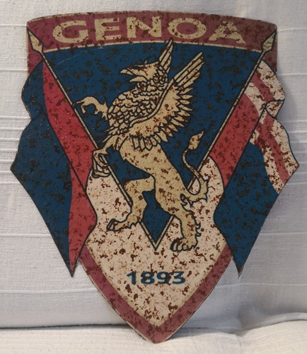 Vecchia targa del genoa calcio - targa,