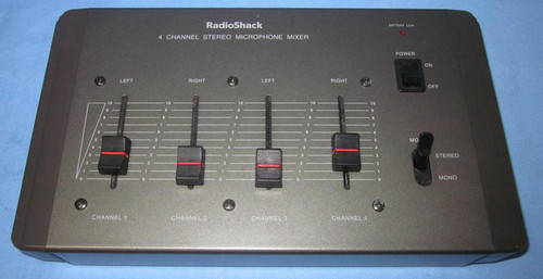 Mixer microfono stereo 4 - microfono,