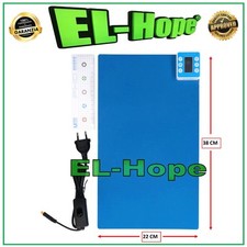 TAPPETINO TERMOSTATICO SILICONE MORBIDO PIASTRA PRE-RISCALDO SEPARA SCHERMO LCD