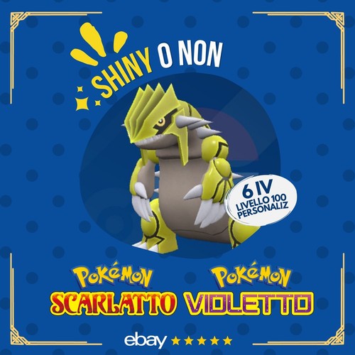 Groudon shiny non 6 iv - o,