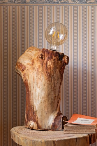 Lampada legno artigianale - lampada, in
