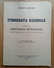 Libro Stenografia Nazionale -