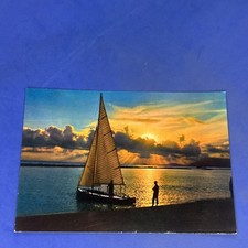 RIVIERA ADRIATICA TRAMONTO - CARTOLINA - A COLORI