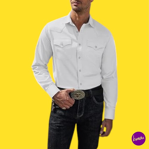 Coofandy camicia western - camicia,