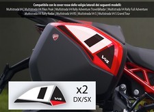 Adesivi cover valigie borse laterali Ducati Multistrada V4 Pikes Peak stickers