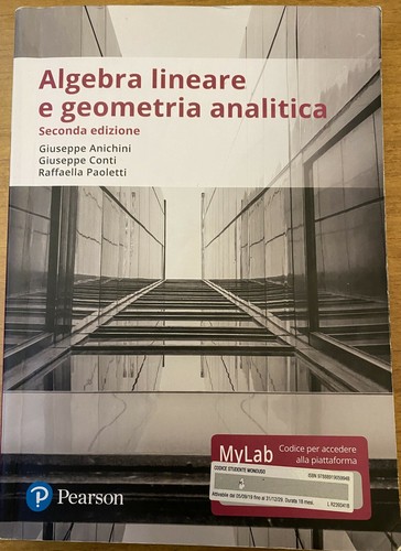 Libro algebra lineare - libro,