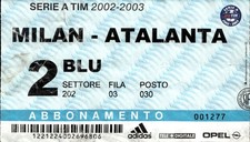 Biglietto stadio Milan