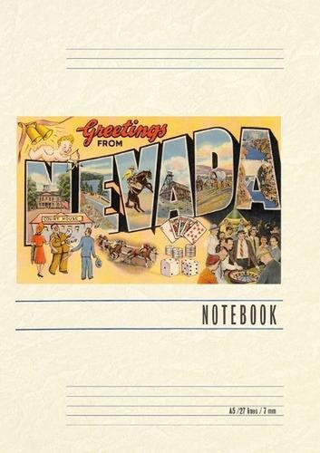Vintage lined notebook - lined,