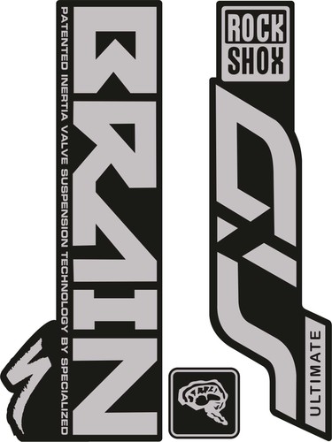Adesivi forcella rock shox - adesivi, sid