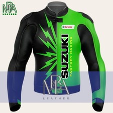 Suzuki Racing Giacca Pelle