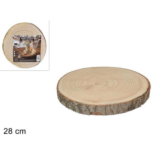 Base tronco legno - tronco, naturale
