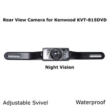 New Rear View Camera Backup License Plate Night for Kenwood KVT-815DVD KVT815DVD