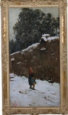 Dipinto olio paesaggio