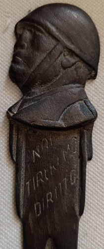 Tagliacarte mussolini fascismo - mussolini,