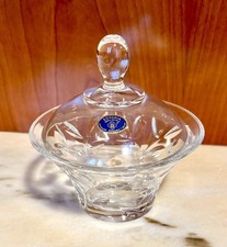 Bomboniera Bohemia Contenitore Cristallo con coperchio. Nuova mai usata