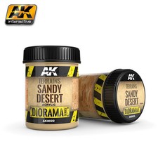 AK INTERACTIVE DIORAMA SERIES TERRAINS SANDY DESERT 250ml Cod.AK8022