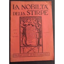 Rivista La Nobiltà della Stirpe - Anno I n.2 - Novembre 1931
