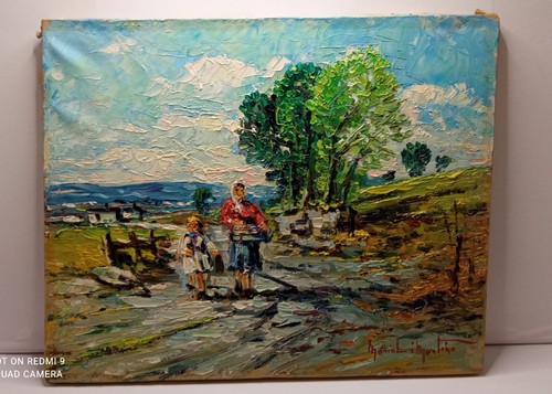 Olio tela mario - su, martino