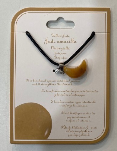 Collana ciondolo pietra giada - collana,