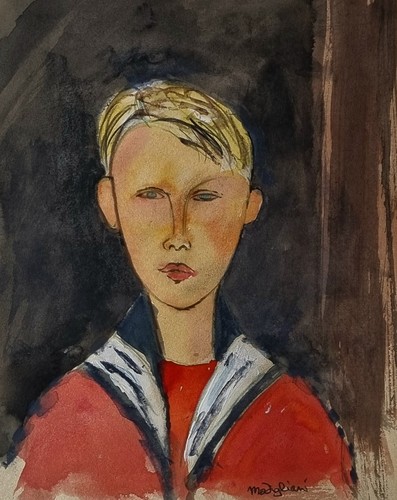 Modigliani 002258 drawing - modigliani, on