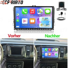 Autoradio 9'' Android 15 Carplay Navi per VW Beetle 2011-2010 GPS Navi + fotocamera