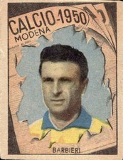 figurina calciatori Vav 1950 # Modena Barbieri