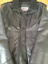 giubbotto pelle Blauer tipo motociclista color nero tg XL (52/54)  . NUOVO!