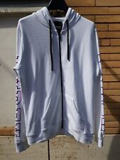 Felpa Pyrex 100% cotone con cappuccio, colore bianco - primavera/estate - unisex