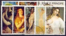ST.TOME E PRINCIPE 1990 ARTE QUADRI DIVERSI 8 VAL. Cat.M.1212-20