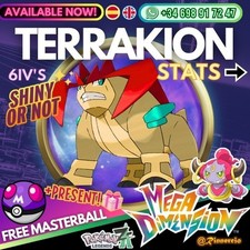 Terrakion shiny 6ivs full - terrakion,