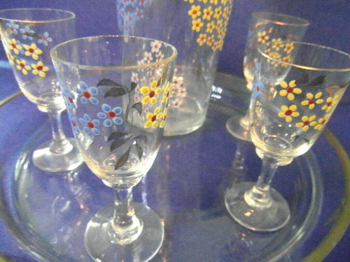 Set bottiglia bicchieri - bottiglia, e