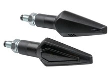 Coppia Frecce per Moto Omologate Indicatori di Direzione Nero 12V 10W - C90507