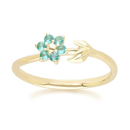 Anello vite floreale - anello, a