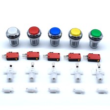 5 Pezzi 30mm Arcade Cromato