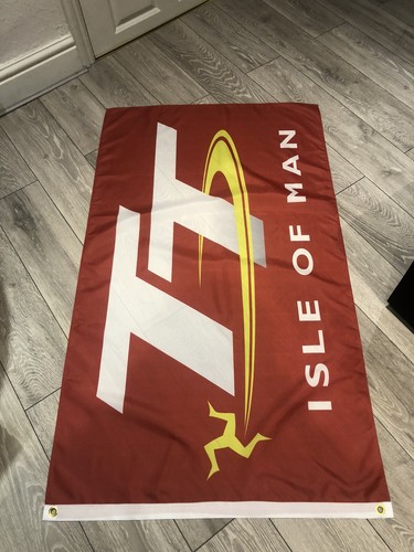 Manx races flag 150cmx 90cm - tt,