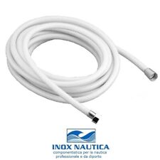 TUBO DOCCIA RETINATO IN PVC FLESSIBILE per BARCA CAMPER NAUTICA mt 2,5 - 4 - 6