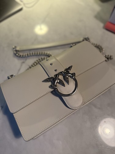 Pinko flapbag love bianco - pinko,