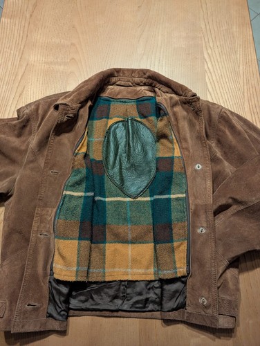 Giacca pelle scamosciata - pelle,