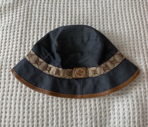 Cappello vintage gucci denim - cappello,