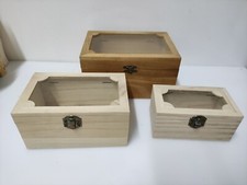 3 Scatole SCATOLINA IN LEGNO