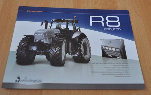 Brochure depliant trattore